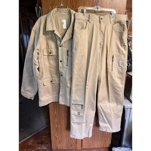 State Property Set Khaki Pants/Jacket  Sz 38/33 Jacket Sz 2XL